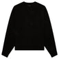 Heavy Waffle Cardigan - Black