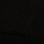 Heavy Waffle Cardigan - Black