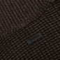 Heavy Waffle Cardigan - Brown