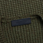 Heavy Waffle Cardigan - Military