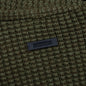 Heavy Waffle Cardigan - Military