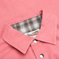Heavy Washed Canvas Shirt - Berry
