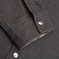 Heavy Washed Canvas Shirt - Black