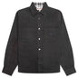 Heavy Washed Canvas Shirt - Black