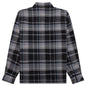 Heavy Washed Plaid Shirt - Blue