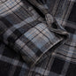 Heavy Washed Plaid Shirt - Blue