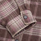 Heavy Washed Plaid Shirt - Brown