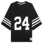Heavy cotton 24 Football Jersey - Black