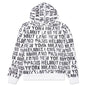 All Over Hoodie - White