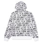 All Over Hoodie - White