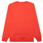 Badge Crewneck - Fiery Red