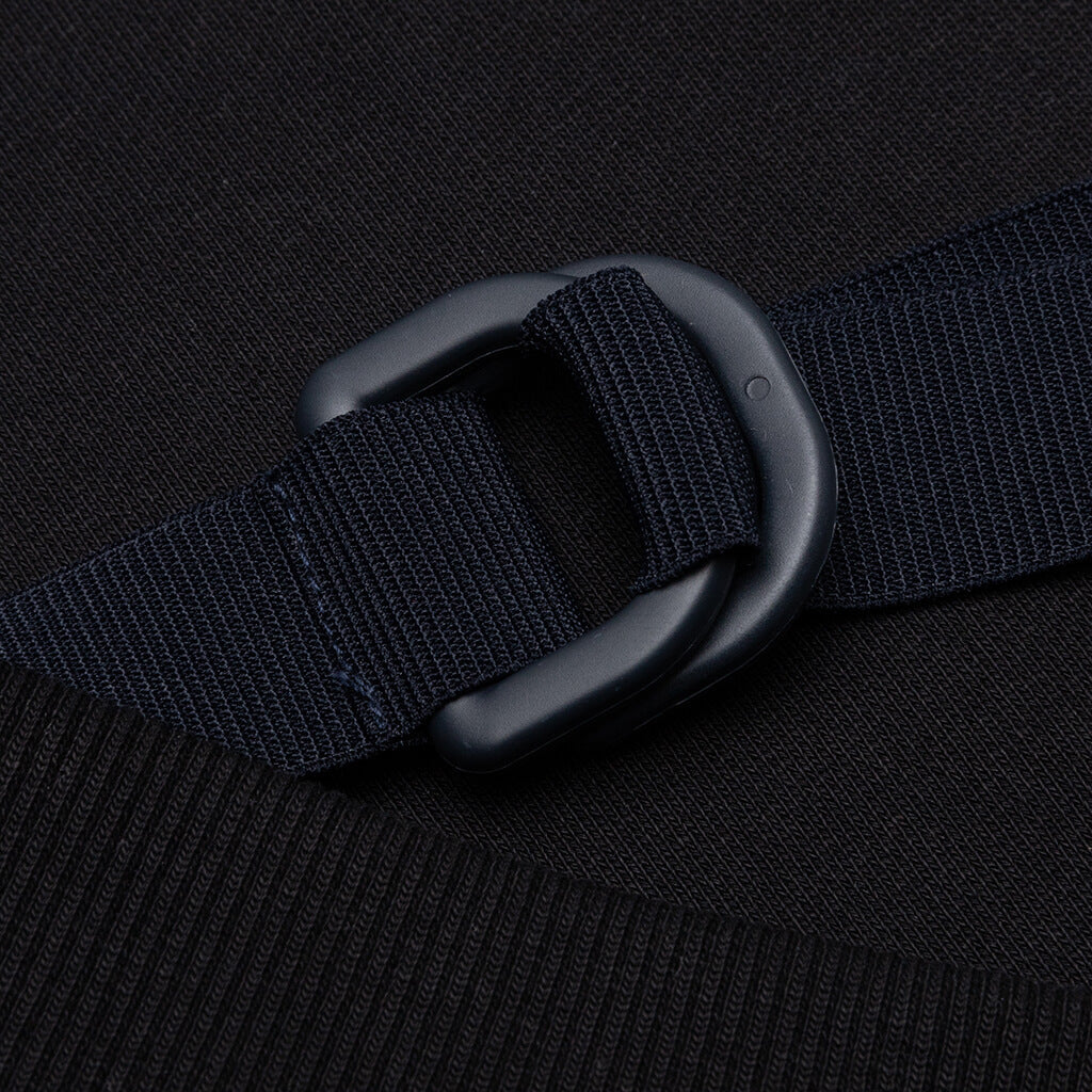 Panel Hoodie - Black/Navy