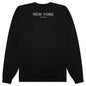 New York Postcard Crewneck - Black