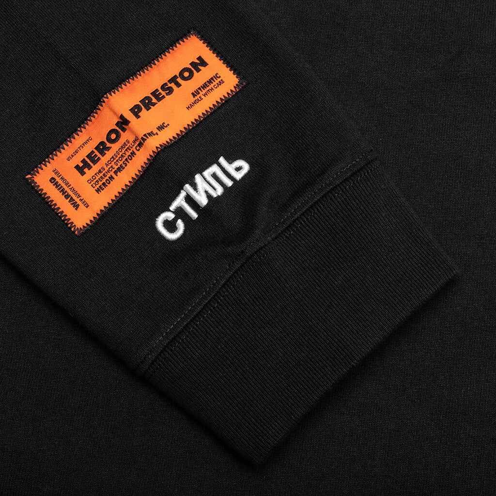 Censored Heron L/S Tee - Black/Grey