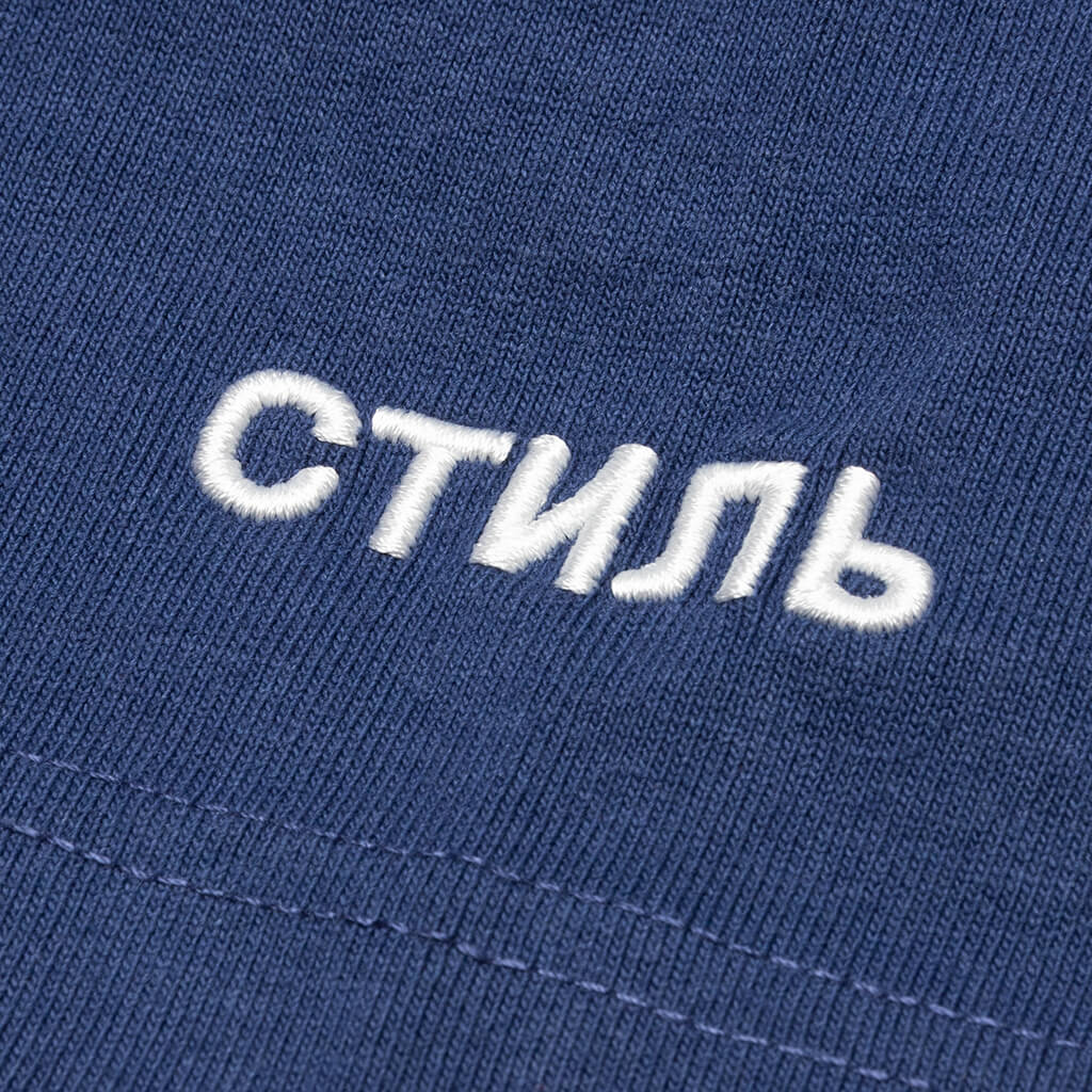 Cutout S/S Tee - Blue/Orange