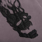 Flaming Skull Crewneck - Grey/Black