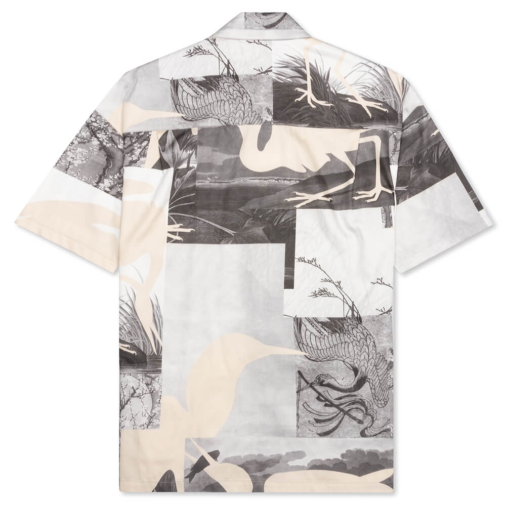 HP Cut Out Bowling Shirt - Grey