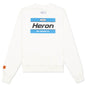 Heron Gum Crewneck - Cream/Light Blue