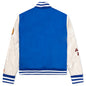Heron Patches Varsity Jacket - Blue/Yellow