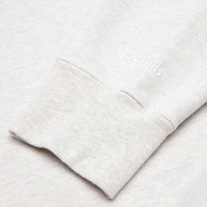 Heron Rainbow Crewneck - Grey Melange