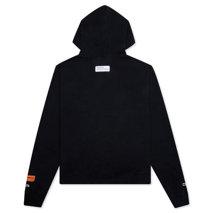 Heron Rainbow Hoodie - Black/White