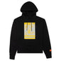 Hoodie Herons Litho - Black/Yellow
