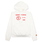 Medieval Heron Hoodie - White/Red