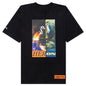 OS Split Herons S/S Tee - Black/Orange