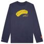 Oversize CTNMB Warp L/S Tee - Anthracite