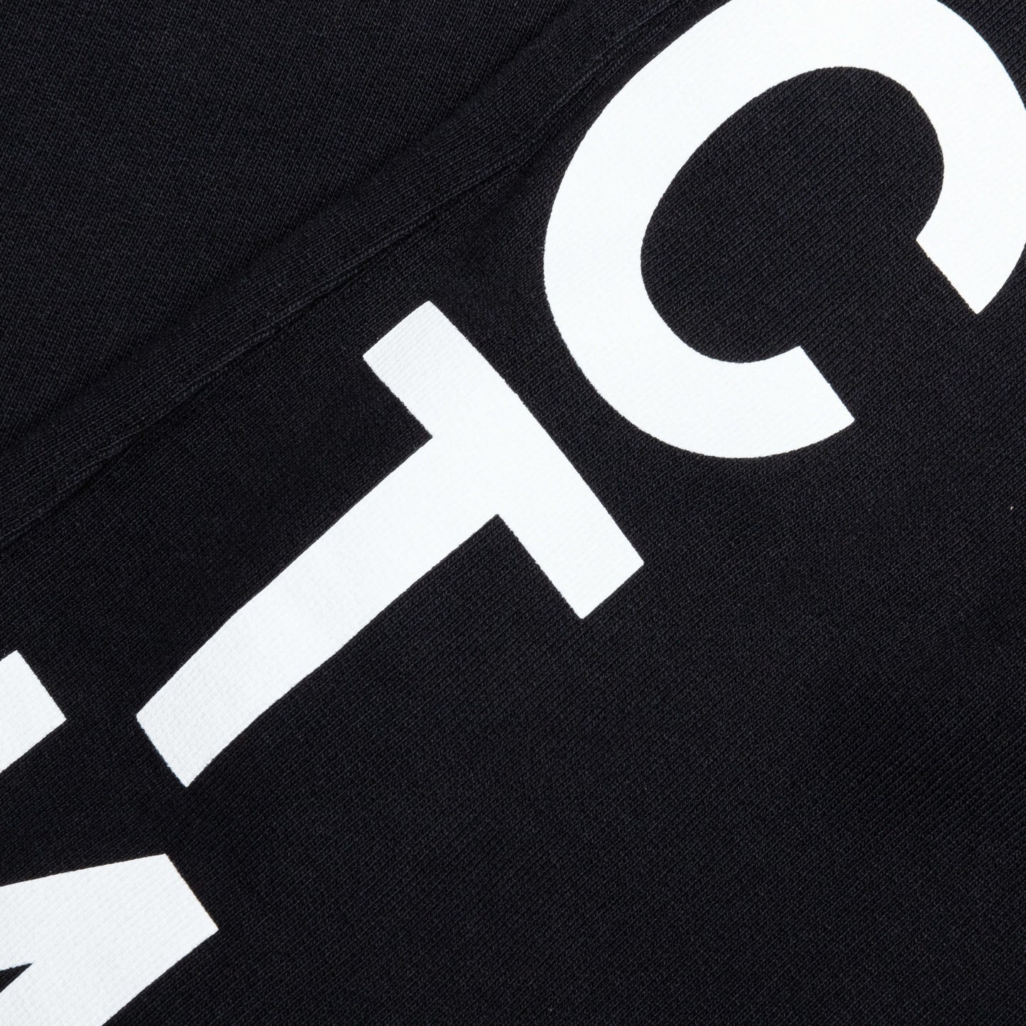 Plain Sweatpants CTNMB Vertic - Black/White