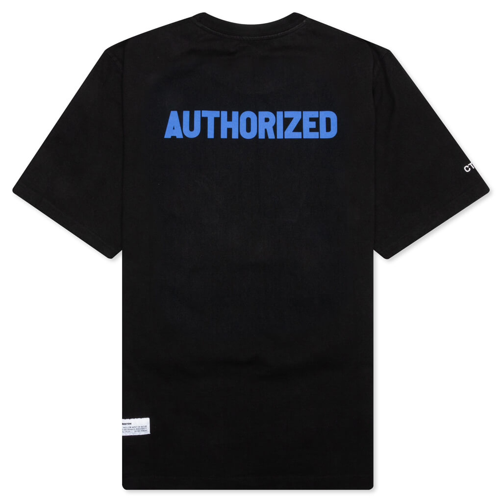 S/S T-Shirt ES OS Heron A.F. - Black/Blue