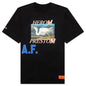 S/S T-Shirt ES OS Heron A.F. - Black/Blue