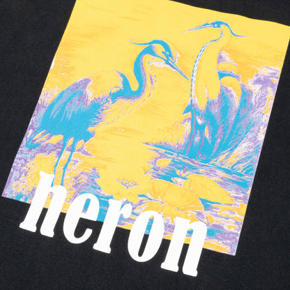 S/S T-Shirt ES OS Herons - Black/Yellow