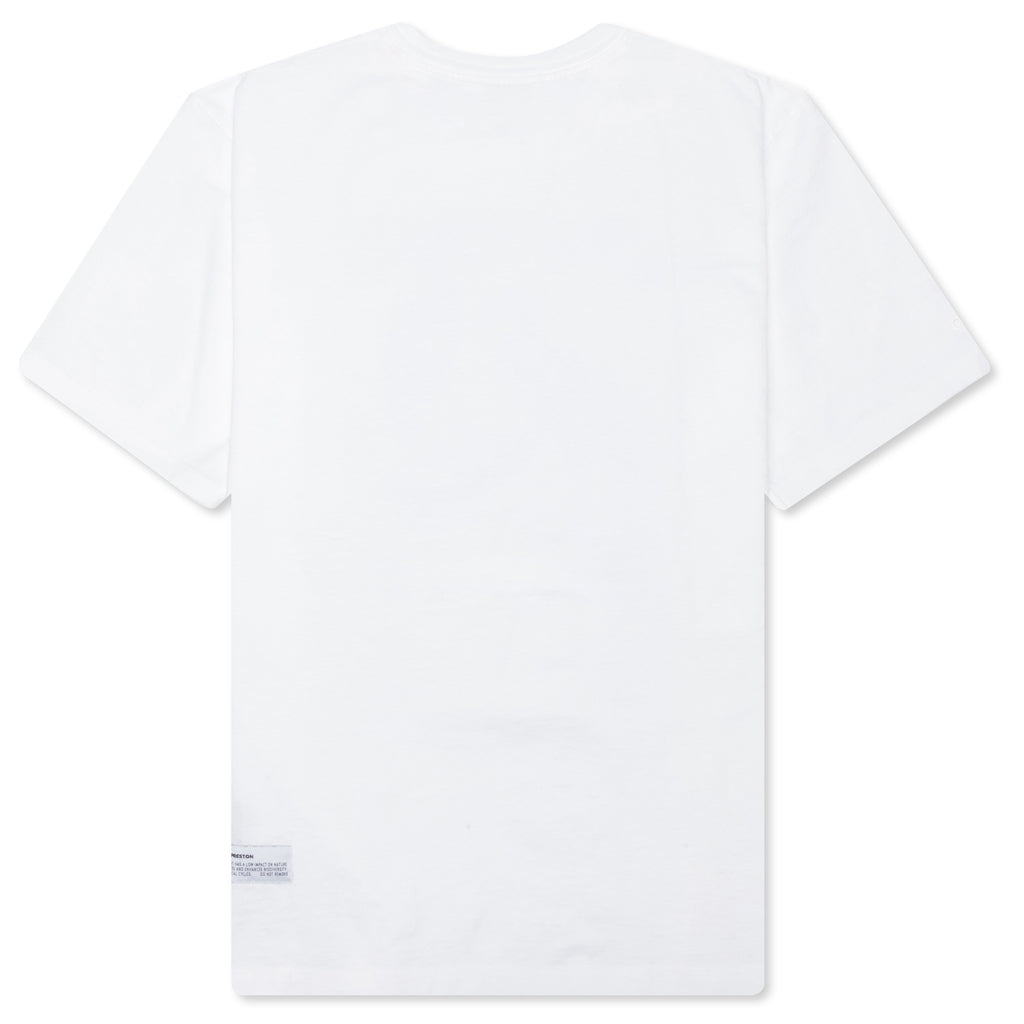 S/S T-Shirt ES OS Herons - White/Yellow