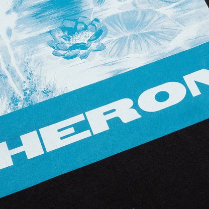 S/S T-Shirt ES OS Herons Litho - Black/Blue