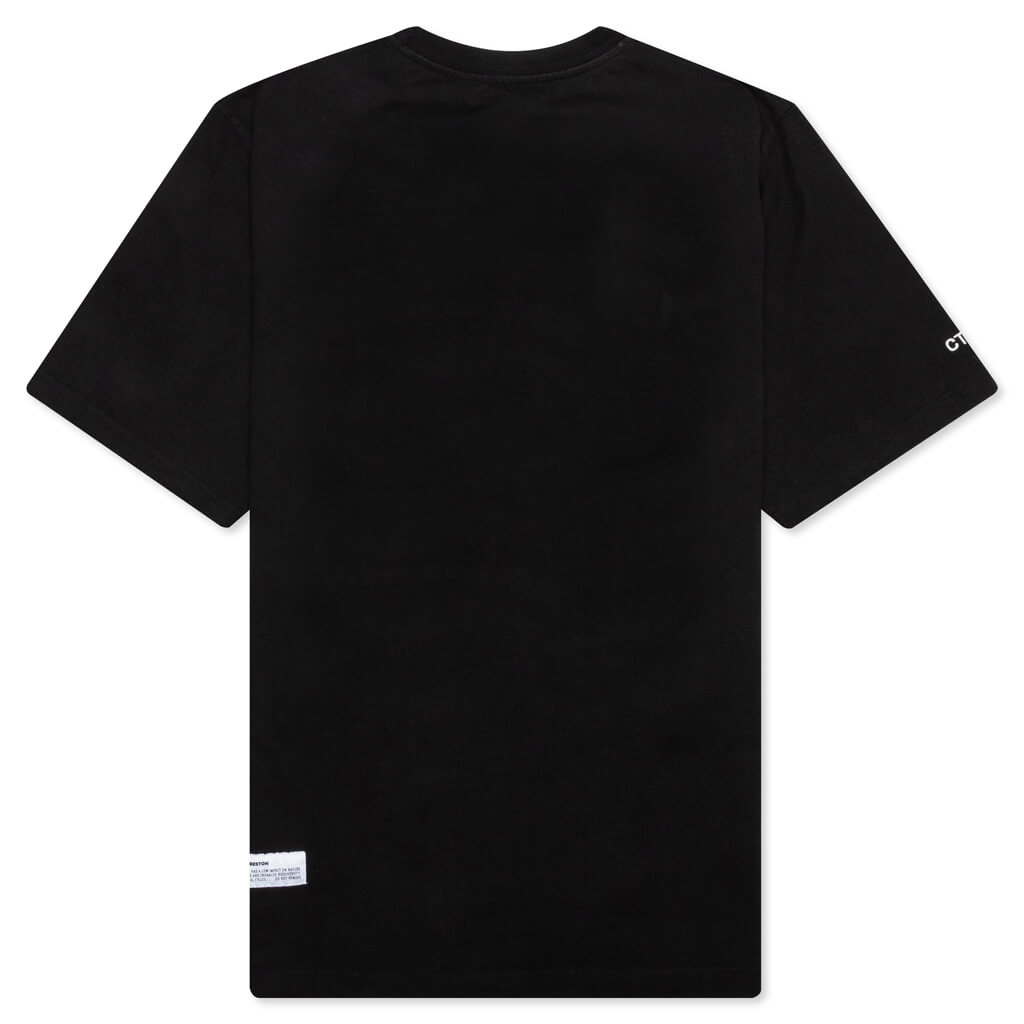 S/S Tee ES OS Heron Nightshift - Black/Pink