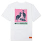 S/S Tee ES OS Heron Nightshift - White/Pink