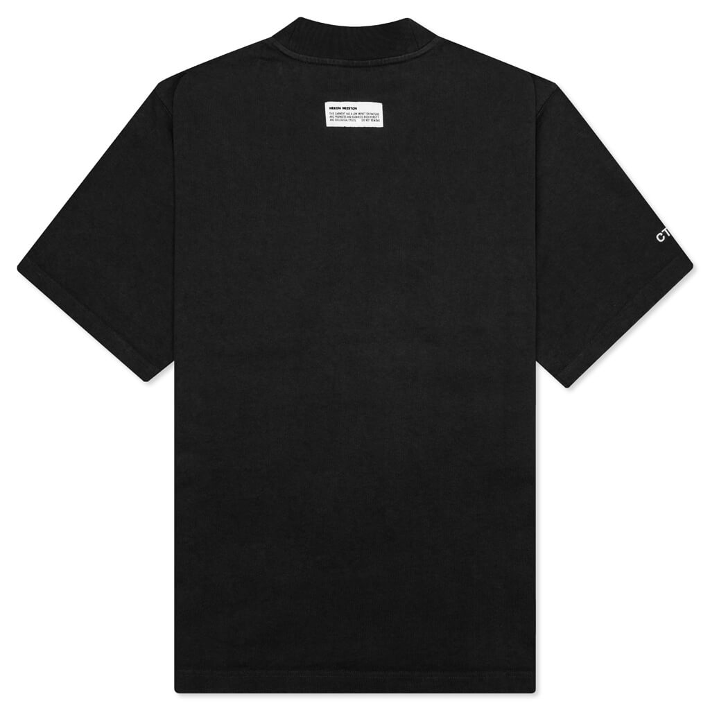 S/S Turtleneck Pocket CTNMB - Black/White