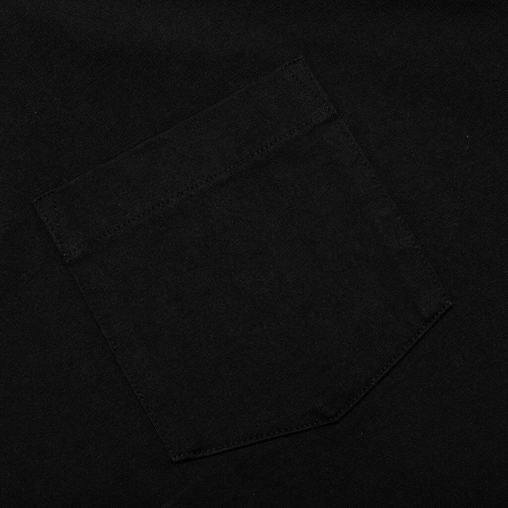 S/S Turtleneck Pocket CTNMB - Black/White