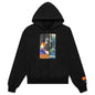 Split Herons Hoodie - Black/Orange
