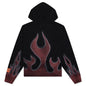 Times Flames Hoodie - Black/Red