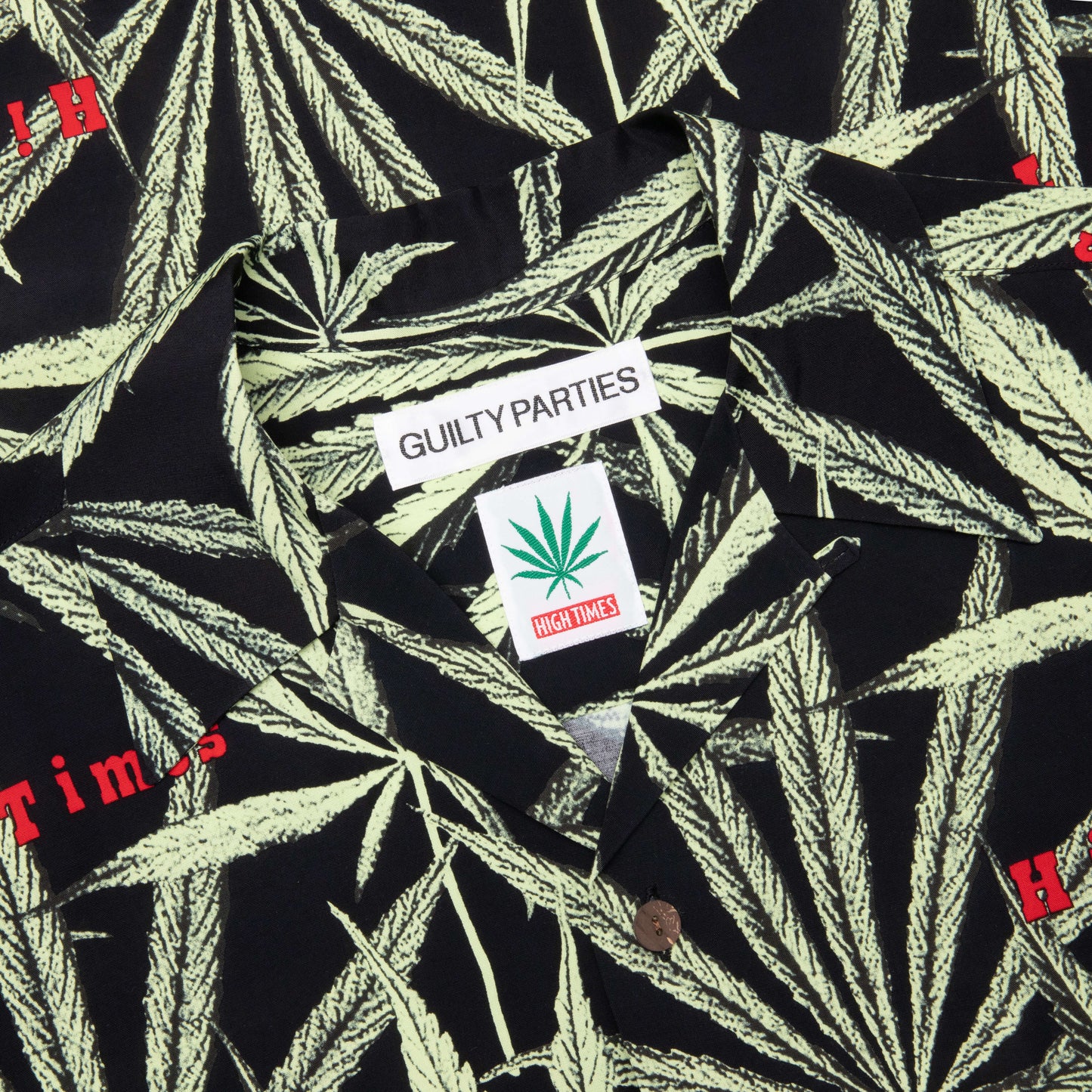 High Times S/S Hawaiian Shirt Type-1 - Black