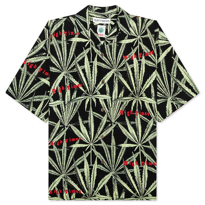High Times S/S Hawaiian Shirt Type-1 - Black