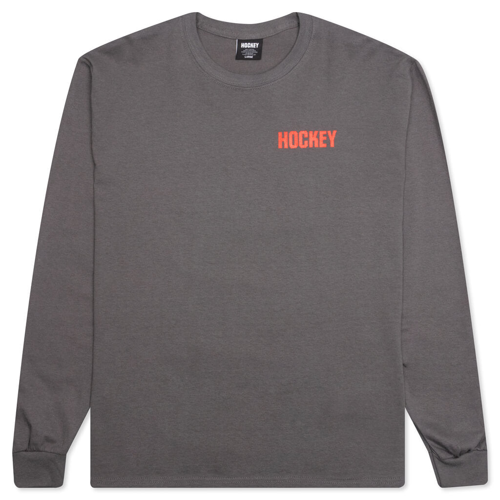 Allens Inferno L/S Tee - Charcoal