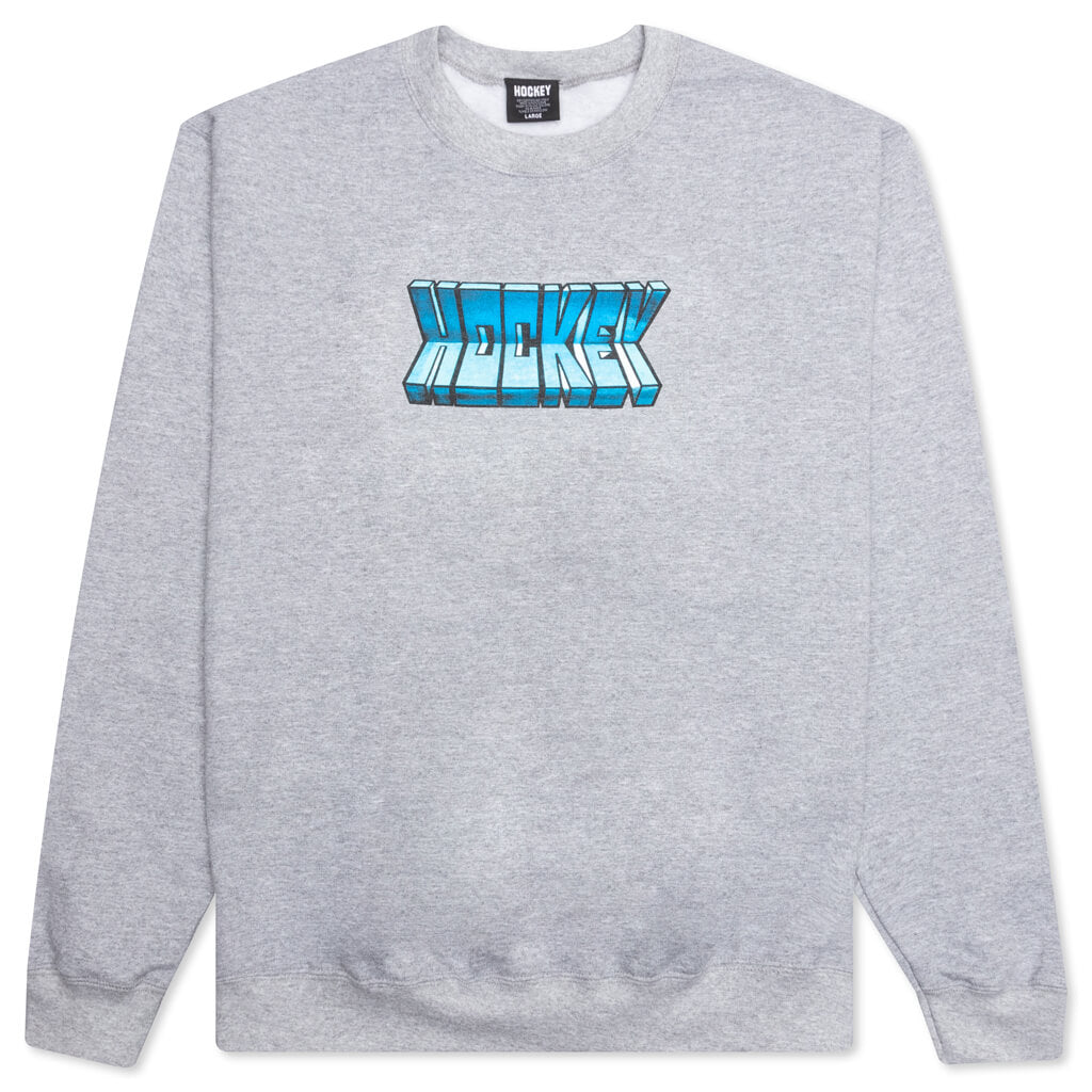 Fold Crewneck - Grey Heather