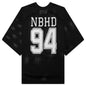 Hockey S/S V Neck - Black