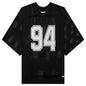 Hockey S/S V Neck - Black