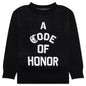 Code of Honor Sweater - Black