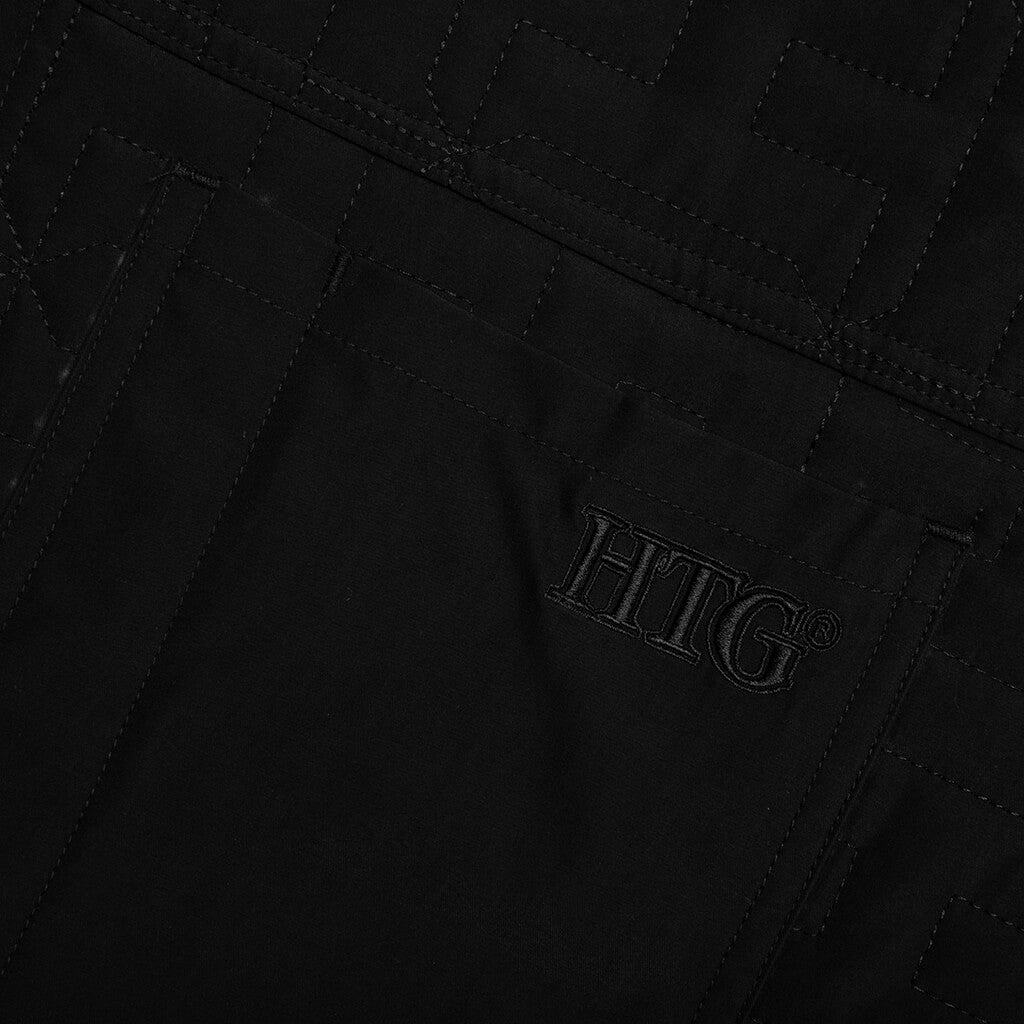H Quilted Jacket - Black