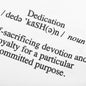HTG Dedication S/S Tee - White